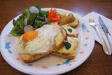 紳士と淑女のこんがりチーズトースト