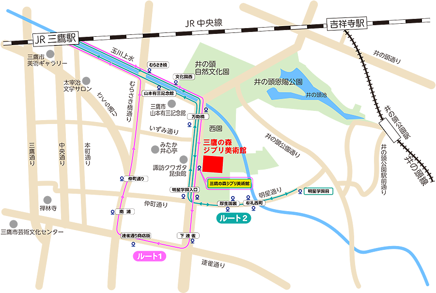 バス経路地図