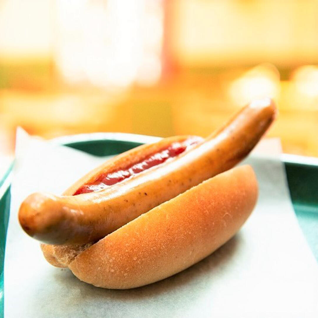 麦わらぼうしのホットドッグ