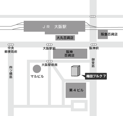 梅田ブルク7地図